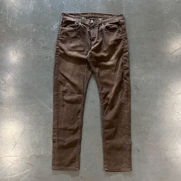 Vintage Levi 513 Corduroy Pant Brown • 33x32 - Picture 1 of 6